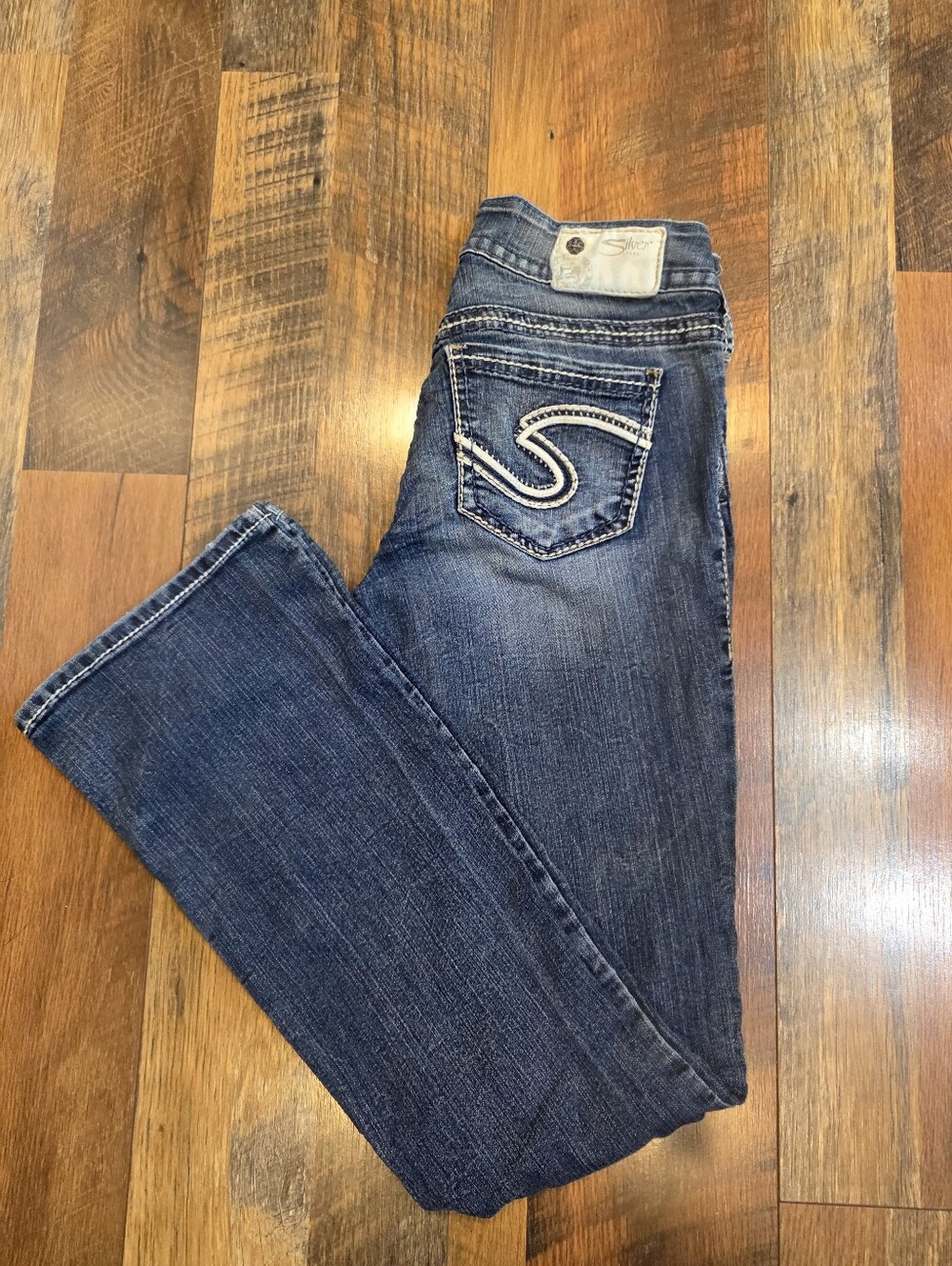 Silver Women's Boot Cut Jeans Suki